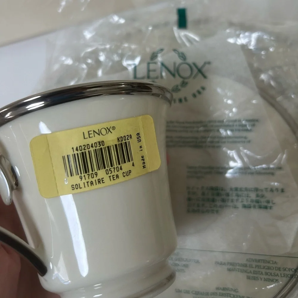 Lenox SOLITAIRE  5-Piece Place Setting Dinnerware Set, Dimensions USA